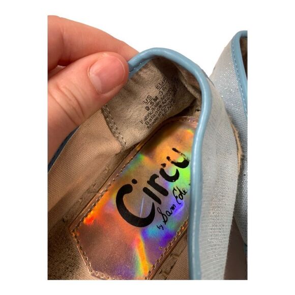 Circus by Sam Edelman Blue Queen Bee Slip On Espadrille Loafer Shoe - Picture 5 of 8